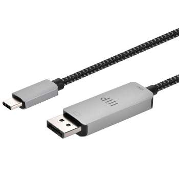 Monoprice USB-C to DP Cable - 6 Feet | 8K@60Hz, 2K@240Hz, Compatible with MacBook Pro/Air, iPad Pro, USB-C Port Android, Laptops, Tablet, Phones