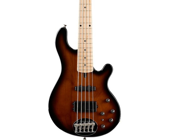 Lakland Classic 55-14 Maple Fretboard 5-String Electric Bass Guitar Tobacco Sunburst