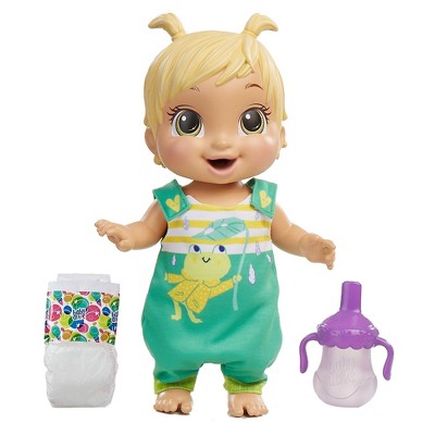 hasbro baby alive plays and giggles baby doll