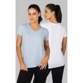 90 Degree By Reflex - Women's 2 Pack Relaxed Muscle Tank Top - Heather  Elderberry/heather Grey - 2x : Target