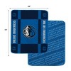 NBA Dallas Mavericks 60"x70" Reverse Block Wordmark Double Sided Flannel Fleece Blanket - 3 of 3