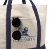 University of ArkansasFort Smith Canvas Tote Bag With External Pocket, Reusable Shoulder Bag for Shopping, School, Beach - 2 of 4