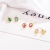 Miniature Christmas Stud Collection - S925 Sterling Silver Posts with Enchanting Holiday Motifs - 3 of 4
