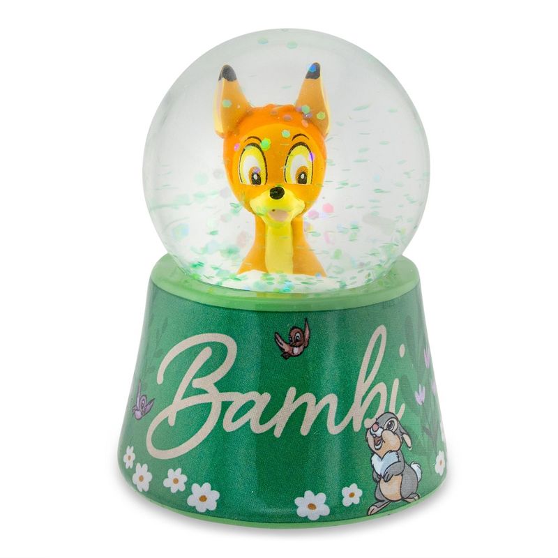 Disney Bambi "Pretty Flower" Mini Light-Up Snow Globe | 2.5 Inches Tall, 1 of 10