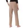 Rekucci Women’s Soft Knit Straight Leg Loungewear Pants with Pockets – Mid-Rise, Drawstring Waist, Relaxed Fit - 3 of 3