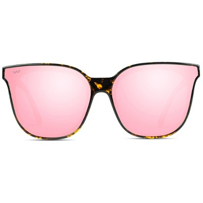 WMP Eyewear Polarized Square Fashion Oversized Women Sunglasses