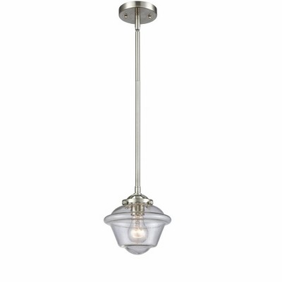 Oxford - 1 Light Stem Hung Mini Pendant In Industrial Style-7.38 Inches Tall and 7.5 Inches Wide