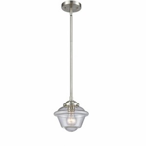 Oxford - 1 Light Stem Hung Mini Pendant In Industrial Style-7.38 Inches Tall and 7.5 Inches Wide - 1 of 1