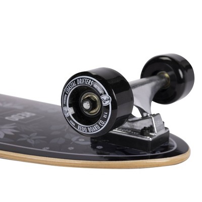 ReDo Skateboard Co. 24&#34; Standard Skateboard - Black Floral