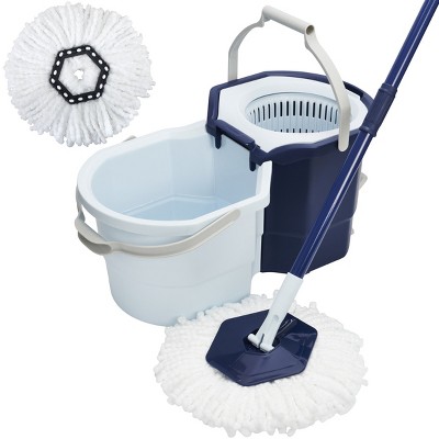 Photo 1 of Casabella Clean Water Spin Mop with Extra Refill