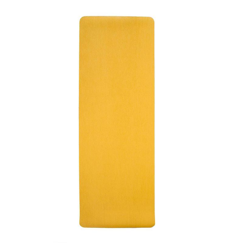 Yoga Direct Textured Natural Rubber Yoga Mat - Mustard Yellow (5mm), 1 of 5