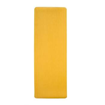 Yoga Direct Textured Natural Rubber Yoga Mat - Mustard Yellow (5mm)