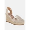 Sea Breeze Woven Lace-Up Espadrille Wedges Women - 4 of 4