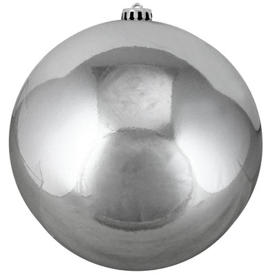 Northlight Shiny Gray Shatterproof Christmas Ball Ornament 8" (200mm)