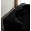 PAGED Modern Floor Sofa with 2 Pillows, Foam-Filled Sleeper Sofa Bed with Teddy Fabric for Living Room, Apartment, No Assembly Required - 3 of 4