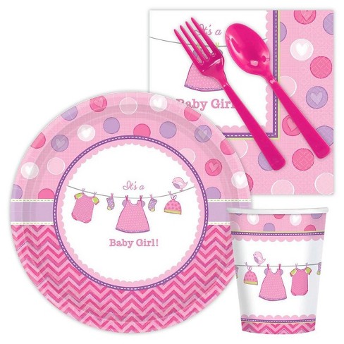 Baby Shower Girl Shower With Love Party Kit Target