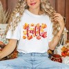 Simply Sage Market Fall Leaves Watercolor Garment Dyed Tee - 2 of 4