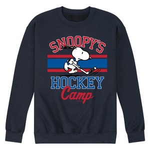 Men's - Peanuts - Snoopy Winter Fun Graphic Fleece Sweatshirt - 1 of 4