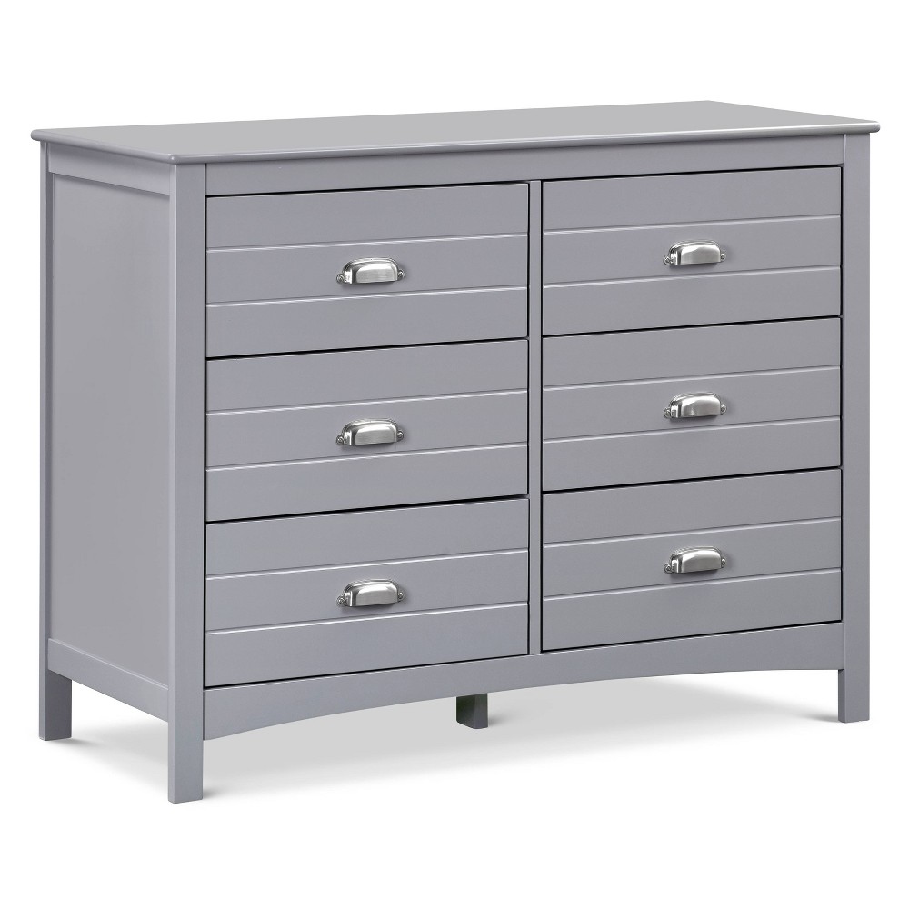 Photos - Dresser / Chests of Drawers Carter's by DaVinci Nolan 6-Drawer Double Dresser - Gray