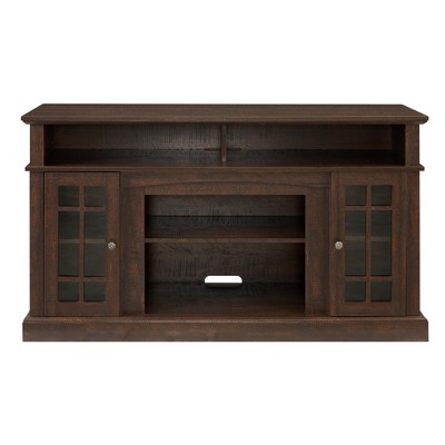 Vynxaria Classic TV Media Stand, Modern Entertainment Console for TVs Up to 65'', Espresso, 58.25"W x 15.75"D x 32"H