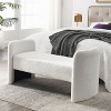 TiramisuBest Grey Storage Ottoman Bench 55.12 in, Chenille Tufted Bed Bench with Hidden Storage - 4 of 4