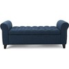 NicBex Modern 50" Storage Bench Wood Accent Stool with Button Tufted and Armrests for Bedroom and Living Room - 3 of 4