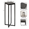 Kate and Laurel Jaspur Square Metal End Table - 2 of 4