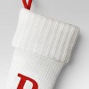 Knit Monogram Christmas Stocking White - Wondershop™ - 3 of 3
