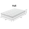 AZL1 Life Concept Beds Hybrid Mattress Sensitive Skin Friendly Memory Foam Temperature Regulation Medium-Firm Support, White, 74.8"*53.9"*11.8" - 3 of 4