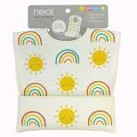 Neat Solutions Toddler Silicone Fold Down Bib - Neutral