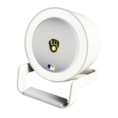 Keyscaper Milwaukee Brewers Linen Night Light Charger and Bluetooth Speaker
