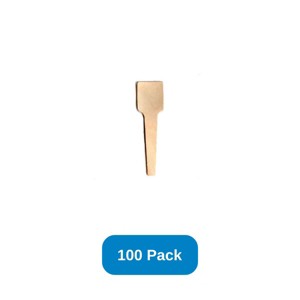 Perfect Stix 2.75" Wooden Tasting Spoon Square End Home Compostable - Pack of 100 - 1 of 2