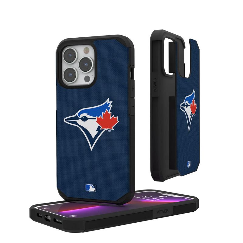 Keyscaper Toronto Blue Jays Solid Rugged Phone Case, 1 of 2