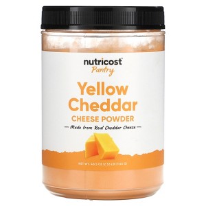 Nutricost Pantry, Yellow Cheddar Cheese Powder, 40.5 oz (1,134 g) - 1 of 2
