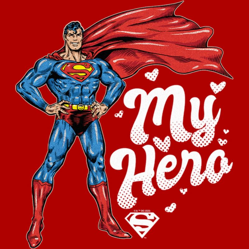 Junior's Women Superman My Hero T-Shirt, 2 of 5