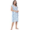Casual Nights Women's Super Soft Yummy Nightshirt, Short Sleeve Nightgown, Night Dress with Fun Prints & Patterns - 2 of 4