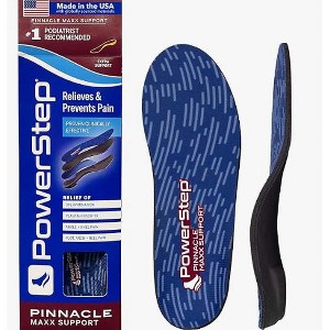 Powerstep 5015-01G Pinnacle Maxx Insoles (1 Pair), size M10W12 - 1 of 3