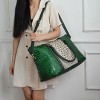 MKF Collection Raven Faux Crocodile-Embossed Women’s Duffle Bag by Mia K - 4 of 4