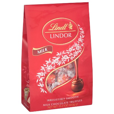 Lindt Lindor Milk Chocolate Truffles - 15.2oz