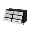 Bella Depot 4-Drawer Dresser with Black/Silver & Gold Finish - 3 of 4