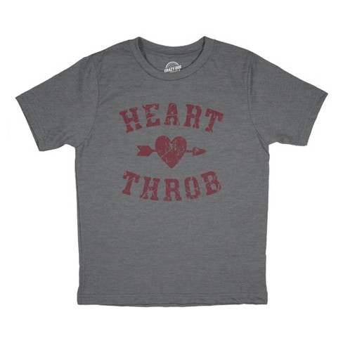 Youth Heart Throb T Shirt Cute Valentines Day T Shirts for Kids - Crazy Dog Youth T Shirt - image 1 of 4