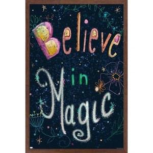 Trends International Christine Rotolo - Believe In Magic Framed Wall Poster Prints - 1 of 4