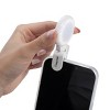Insten Video Conference Lighting Kit, LED Mini Ring Lights Clip on (Small, Thumb Size Clip) for Phone & Tablet, Dimmable, Button Control - 4 of 4