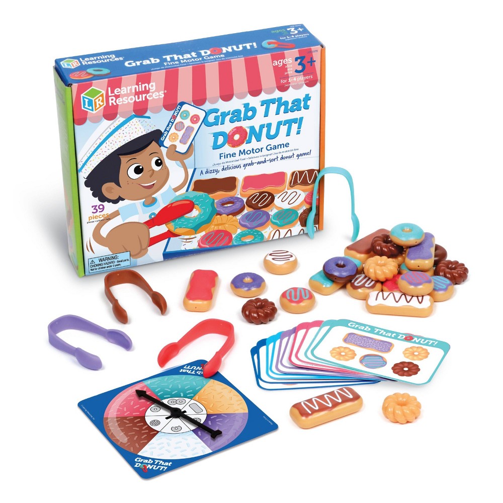 Learning Resources Grab That Donut Fine Motor Game