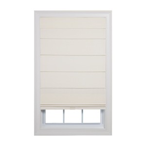 Home Basics Cordless Room Darkening Fabric Classic Roman Shade - 1 of 4
