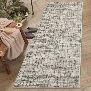 Machine Washable Area Rug, Non-Slip Modern Abstract Rug - 1 of 4
