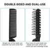 Unique Bargains Women's Travel Plastic Dual Head Toothed Foldable Hairdressing Hair Comb Brush 1 Pc - 3 of 4