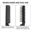 Unique Bargains Women's Travel Plastic Dual Head Toothed Foldable Hairdressing Hair Comb Brush 1 Pc - image 3 of 4