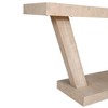 Kumasinova 60" Distressed Wood Console Table with Veneer Storage,Vintage Entryway Table with Rustic Design,Entry Table for Living Room&Hallway - 4 of 4