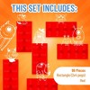 Strictly Briks Classic Bricks Starter Kit, Red, 96 Pieces, 2x4 Studs, Building Creative Play Set for Ages 3 and Up - 3 of 4